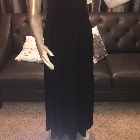 NWT Sangria black long social dress size 8 - Picture 5 of 11